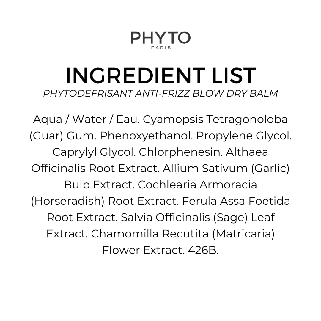 PHYTO Phytodefrisant: formulation vegan et sans silicone pour une routine douce.