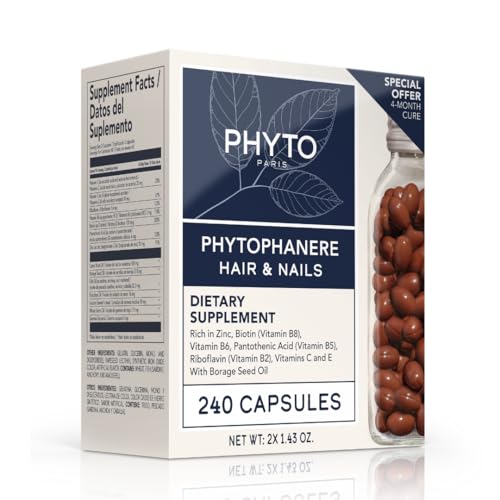 PHYTO Phytophanère – capsules visibles, format pratique pour ongles plus forts.