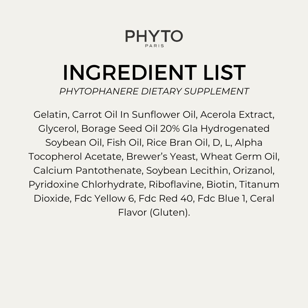 PHYTO Phytophanère – Pro-vitamine A pour l'éclat de la peau.