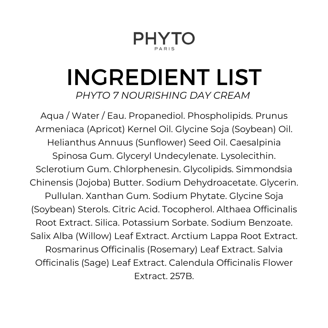 PHYTO 7 - formule sans silicone: soin sans silicone pour cheveux délicats