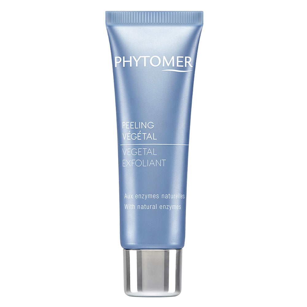 Phytomer exfoliant végétal – enzymes naturelles pour un visage exfolié en douceur.
