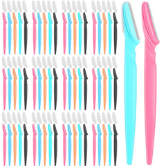 Phyyixs rasoirs sourcils colorés, 100 pièces, soin quotidien précis et économique.