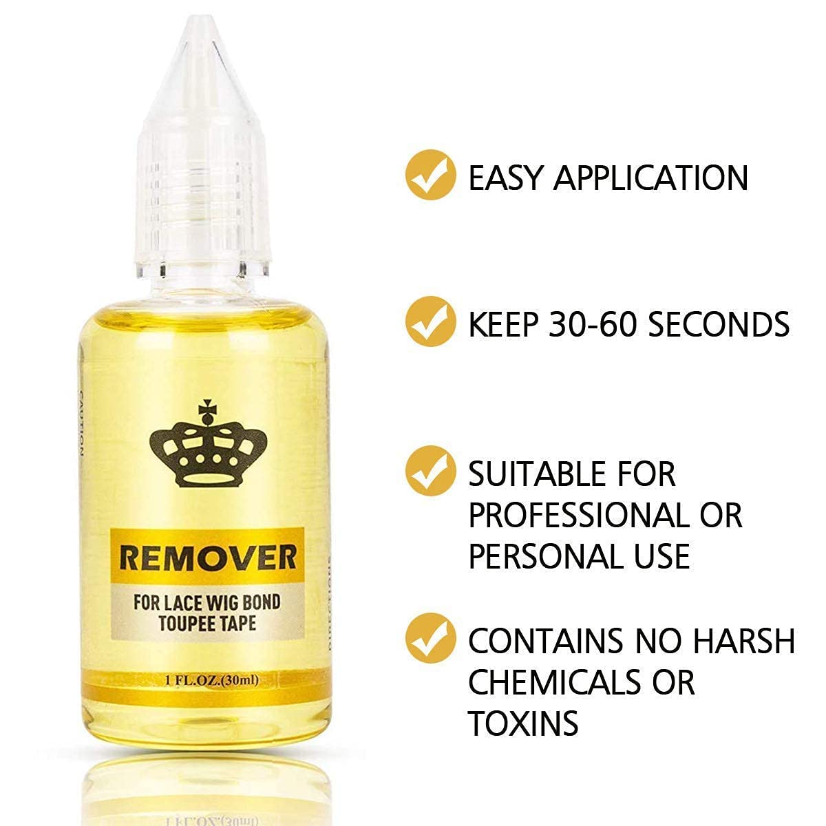 Piaou dissolvant en spray pour extensions: application précise et efficace.