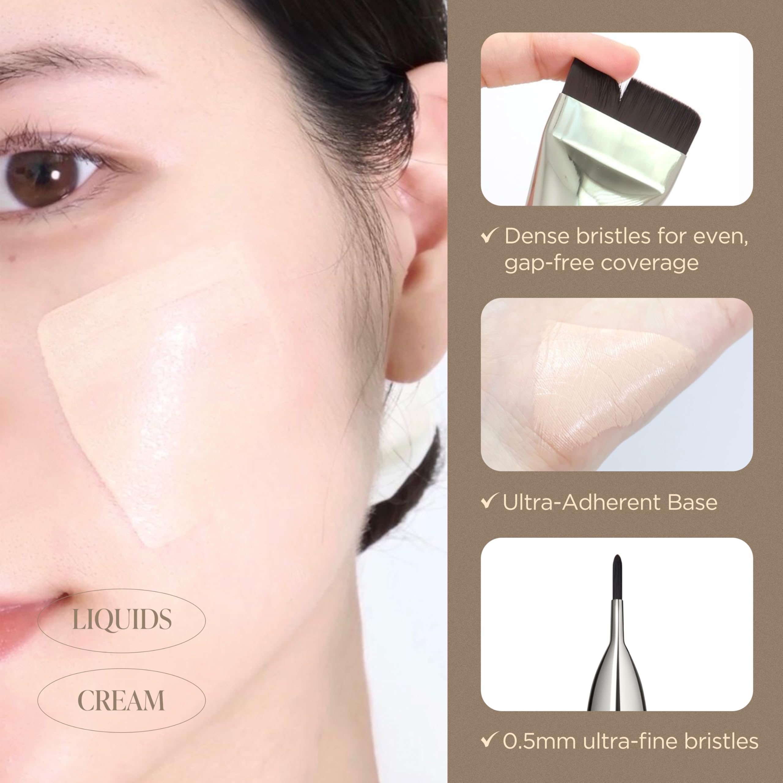 Piccasso FB11 avec brins synthétiques doux pour une utilisation sans irritation.