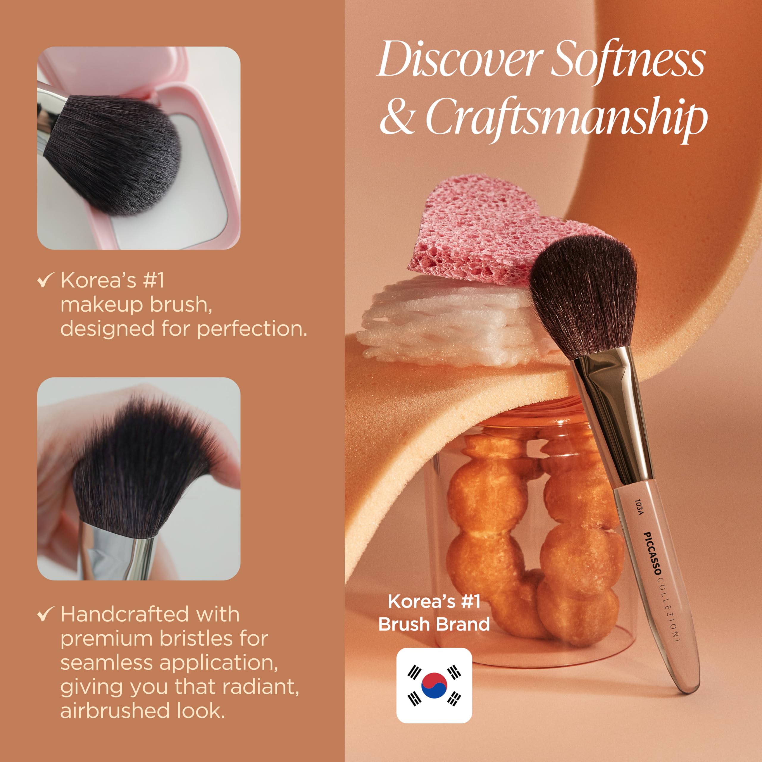 Application poudre naturelle et fini velouté sur le visage