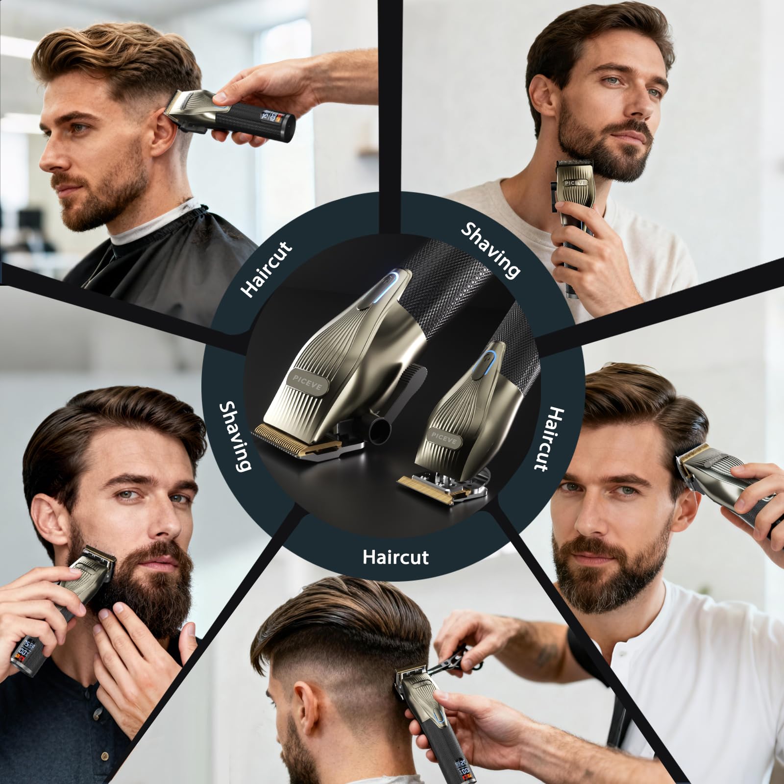 Kit entretien Piceve tondeuse, huile et brosse inclus.