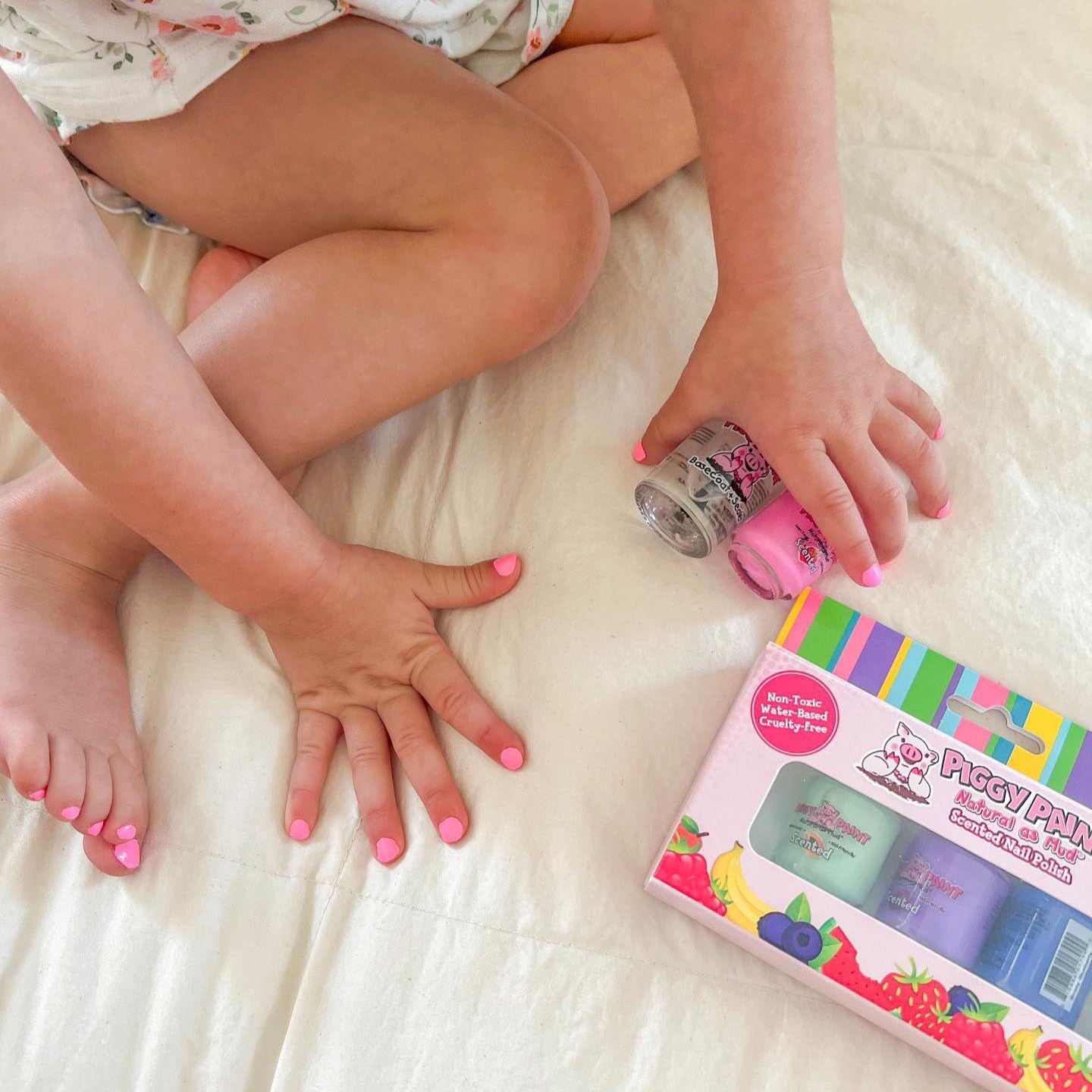 Piggy Paint Basecoat + Sealer – compatible avec le vernis Piggy Paint