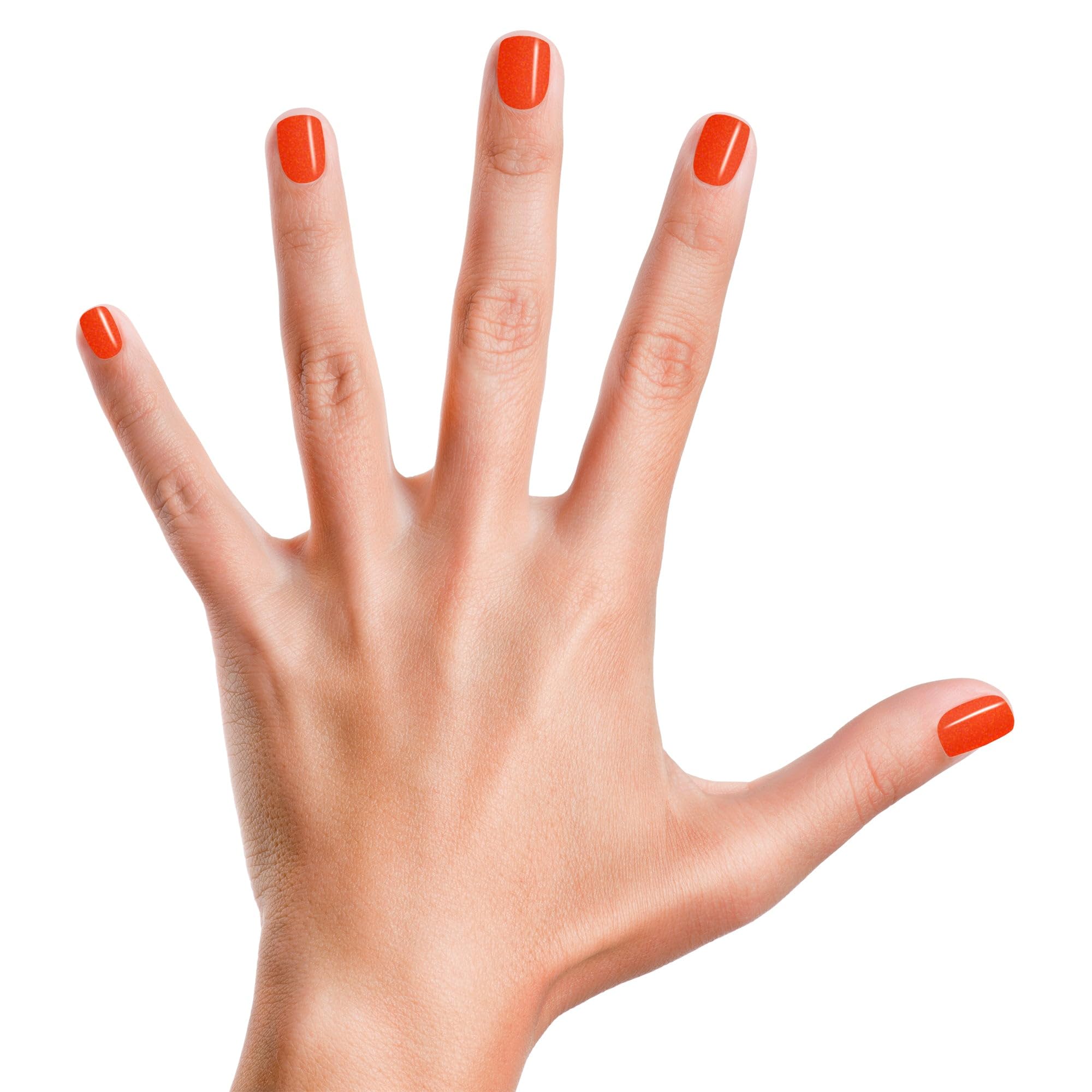 Piggy Paint Drama vernis néon orange brillant teinte estivale éclatante.