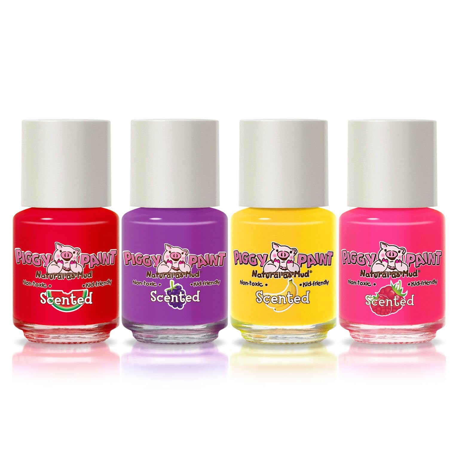 Flacons Piggy Paint Senteurs Arc-en-Ciel: couleurs dynamiques sans danger.