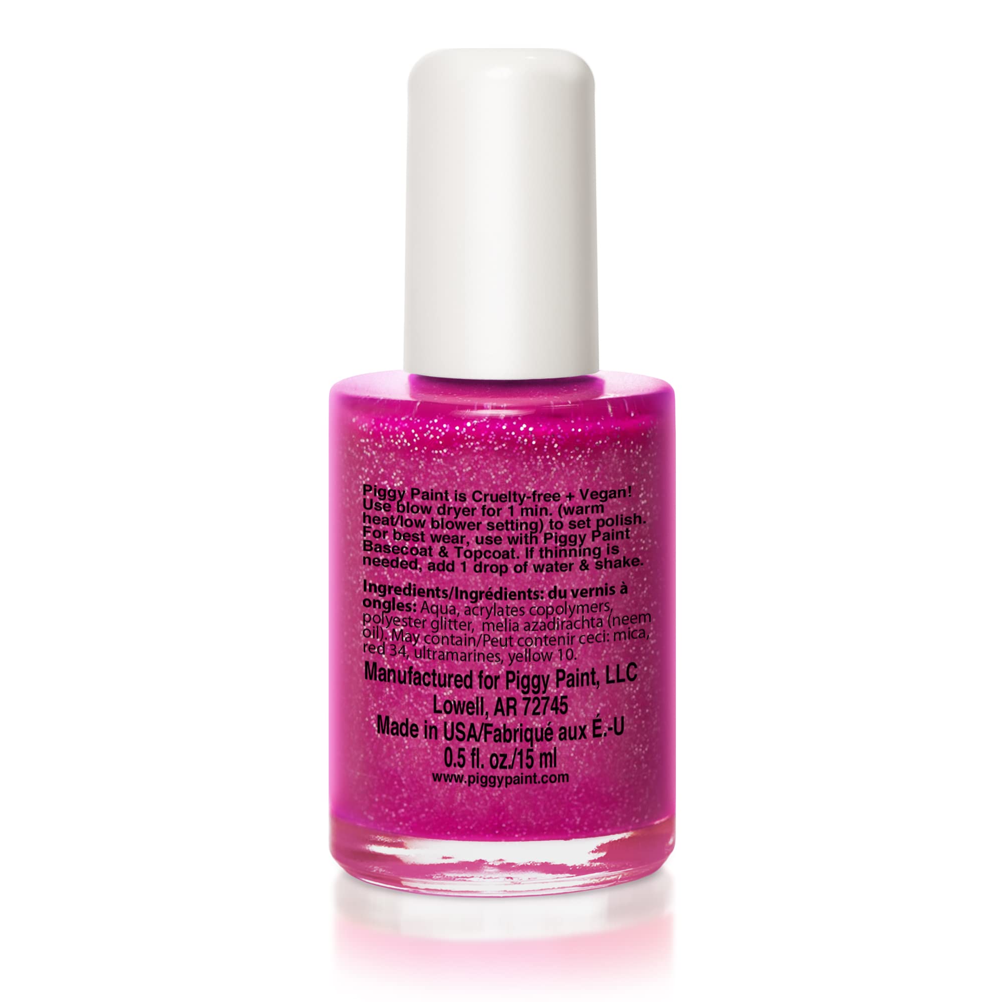 Application sur ongles d'enfant avec le pinceau Piggy Paint.