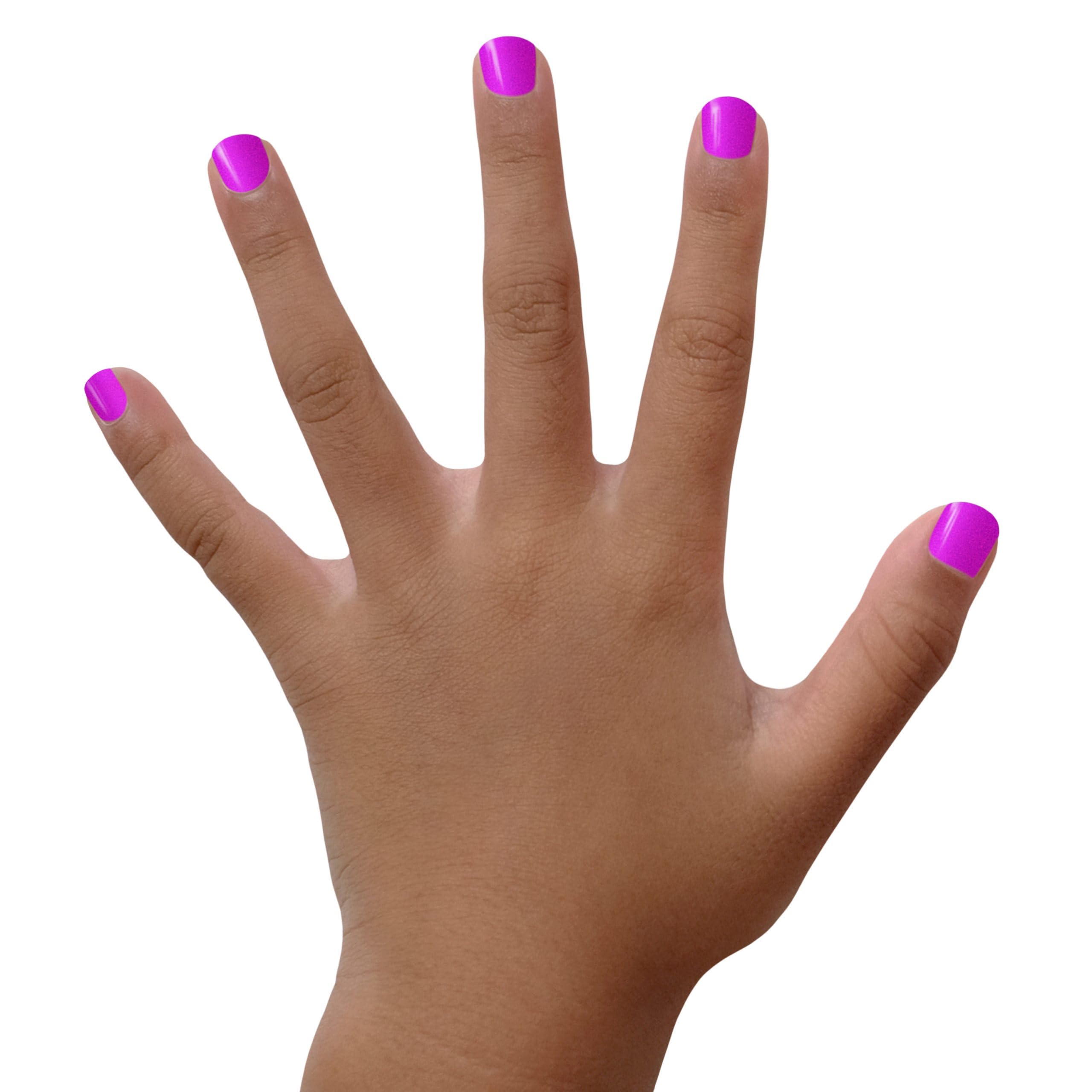 Échantillon Groovy Grape montre la teinte néon violette, parfaite pour les ongles