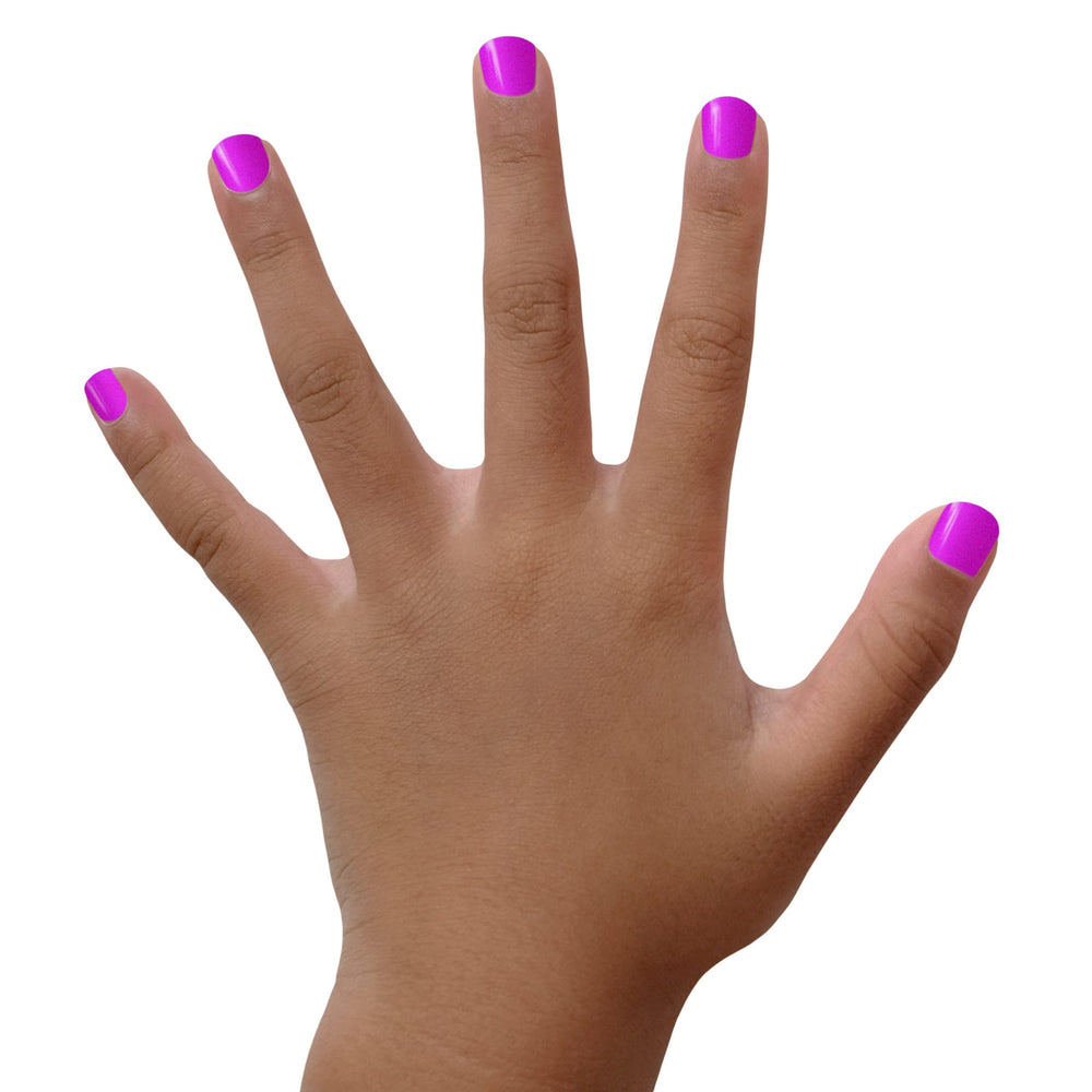 Échantillon Groovy Grape montre la teinte néon violette, parfaite pour les ongles