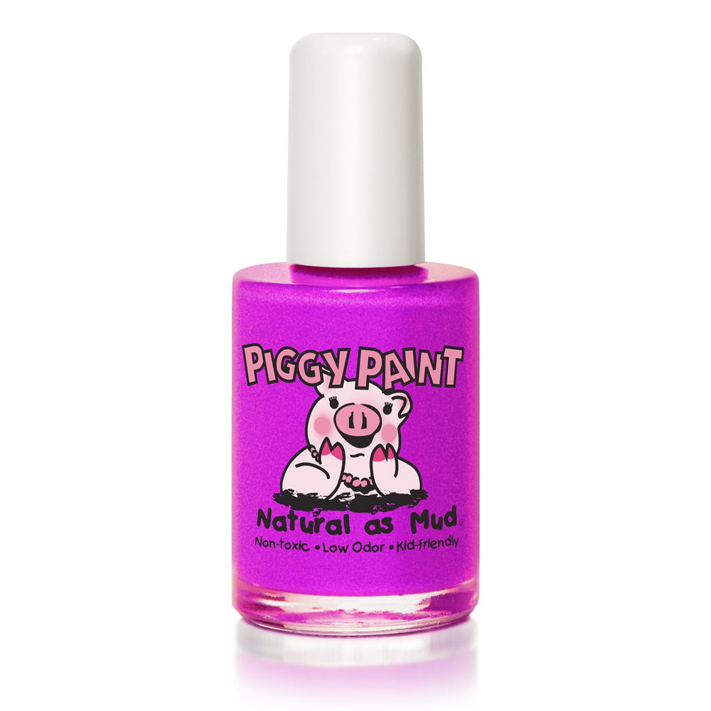 Piggy Paint Groovy Grape en flacon, vernis néon violet sans danger pour les enfants