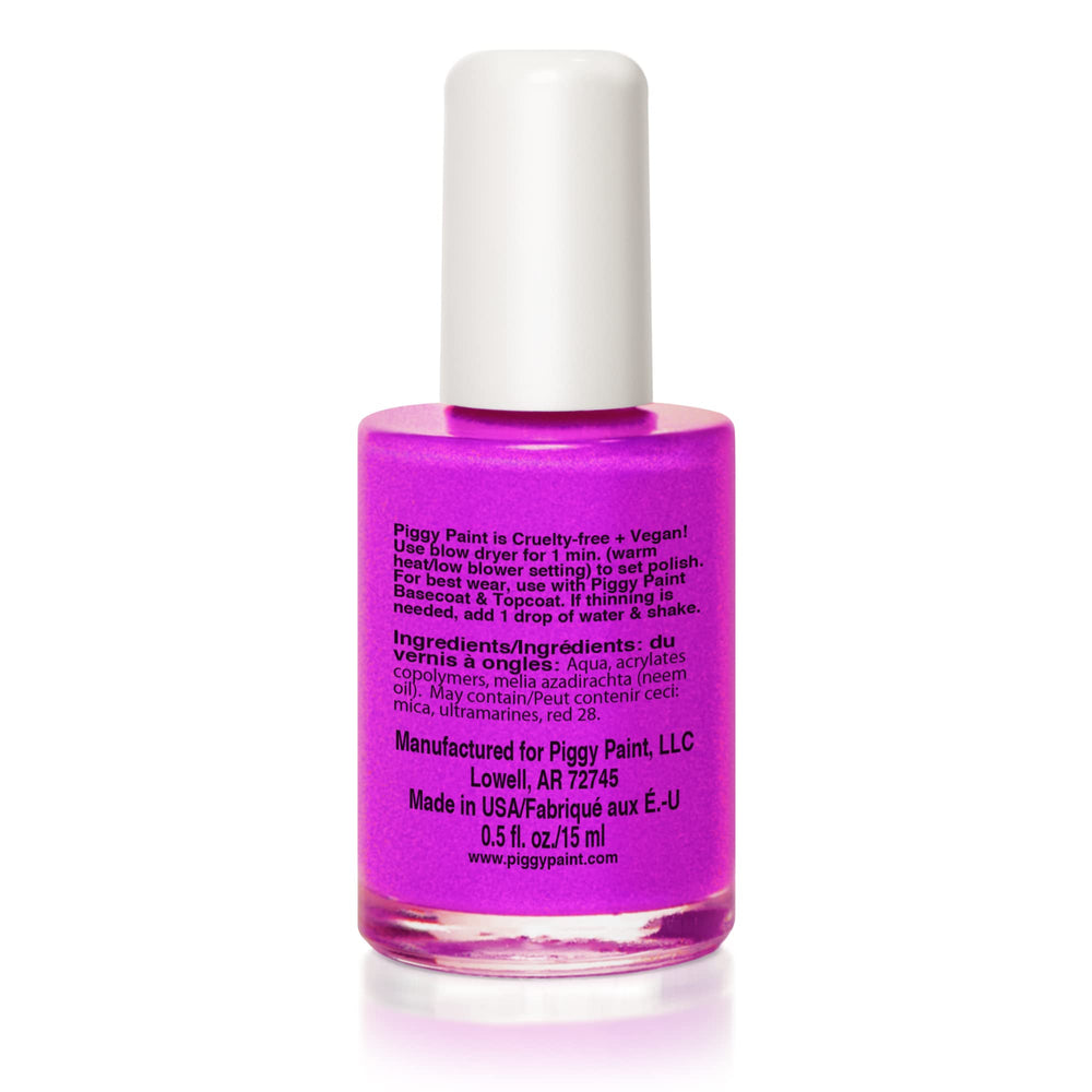 Flacon Piggy Paint Groovy Grape avec étiquette claire, option idéale pour les fêtes