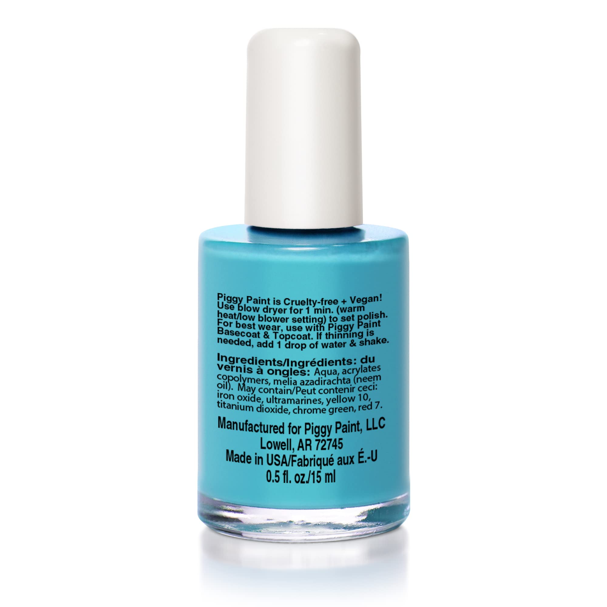 Échantillon Sea-quin sur ongle, fini mat durable et non toxique.