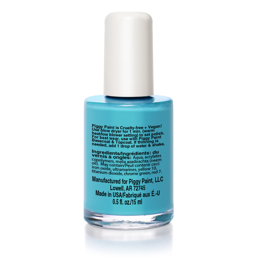 Échantillon Sea-quin sur ongle, fini mat durable et non toxique.
