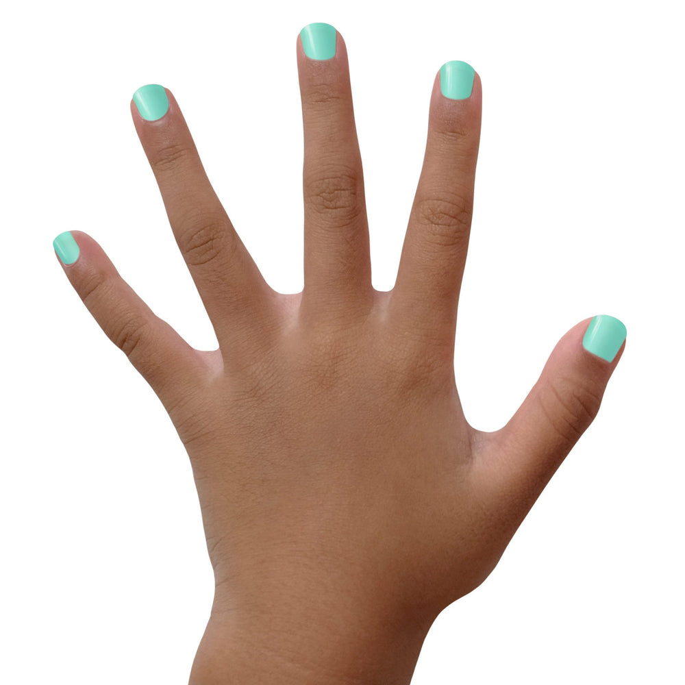 Échantillon ongulaire Seafoam montrant la teinte naturelle et durable