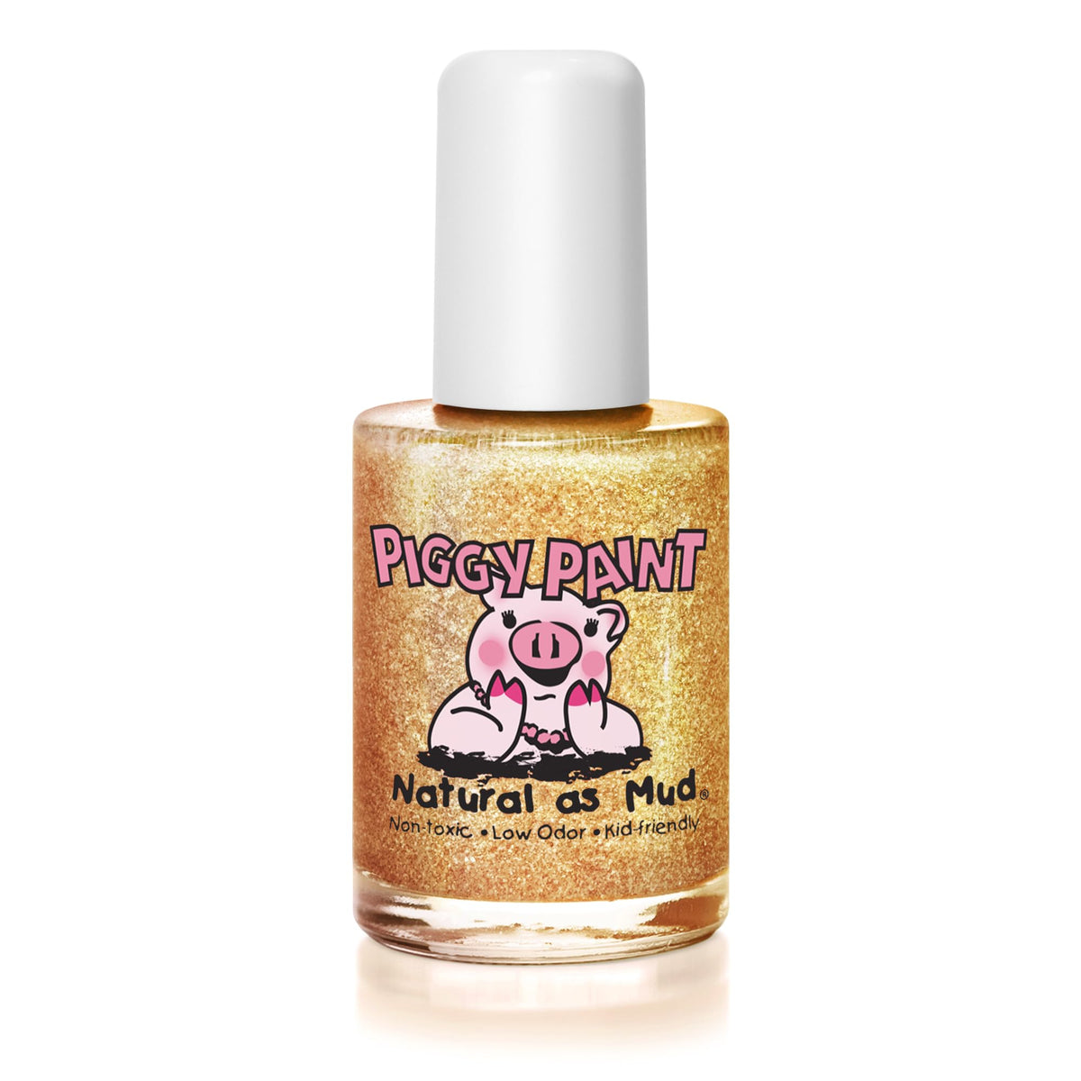 Vernis Piggy Paint non toxique couleur rose, pratique pour les petites mains.