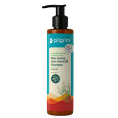 Pilgrim shampooing anti-pellicules en flacon, sensation de fraîcheur après lavage