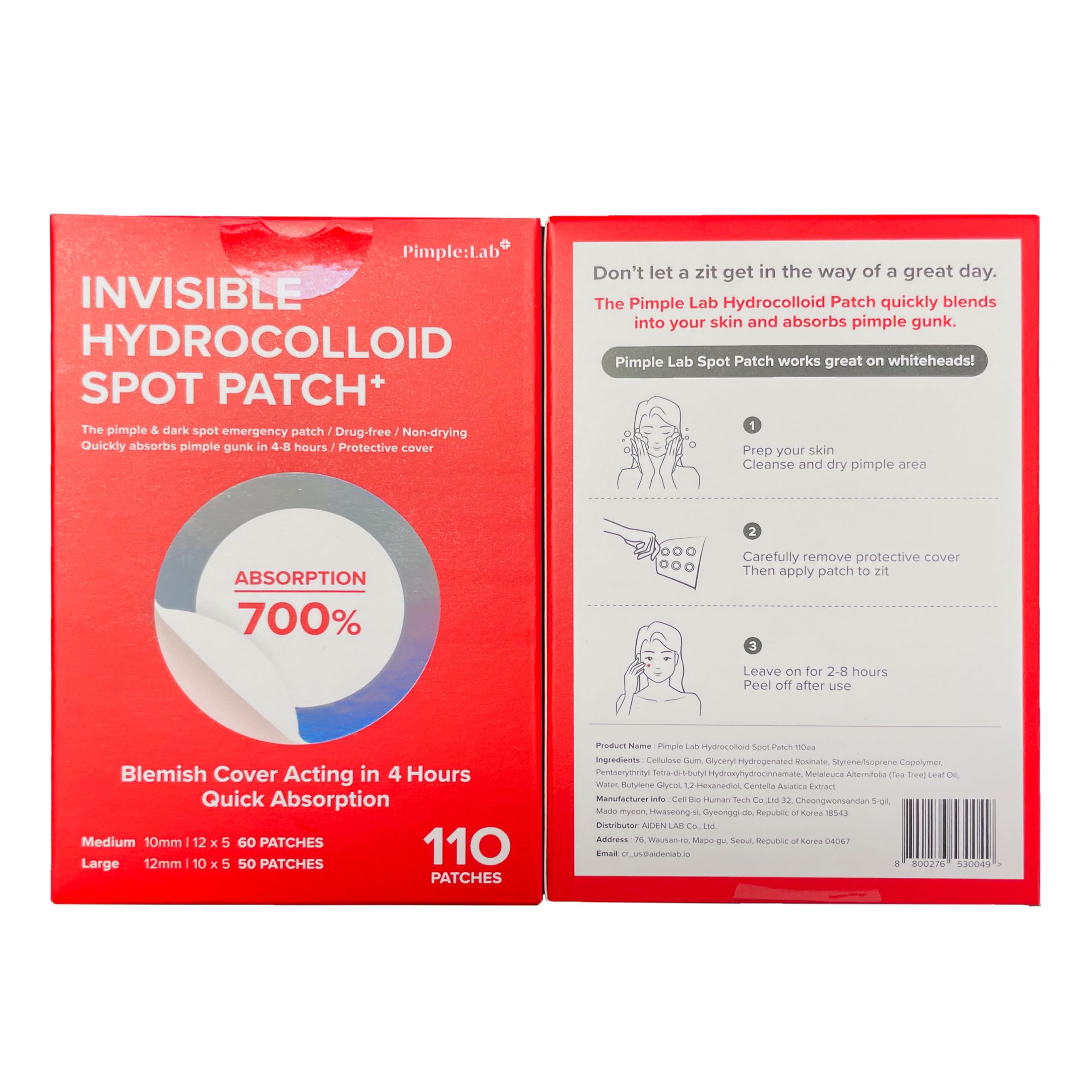 Pimple Lab pansement-madecassoside-arbre-a-the: soin apaisant pour peau sensible