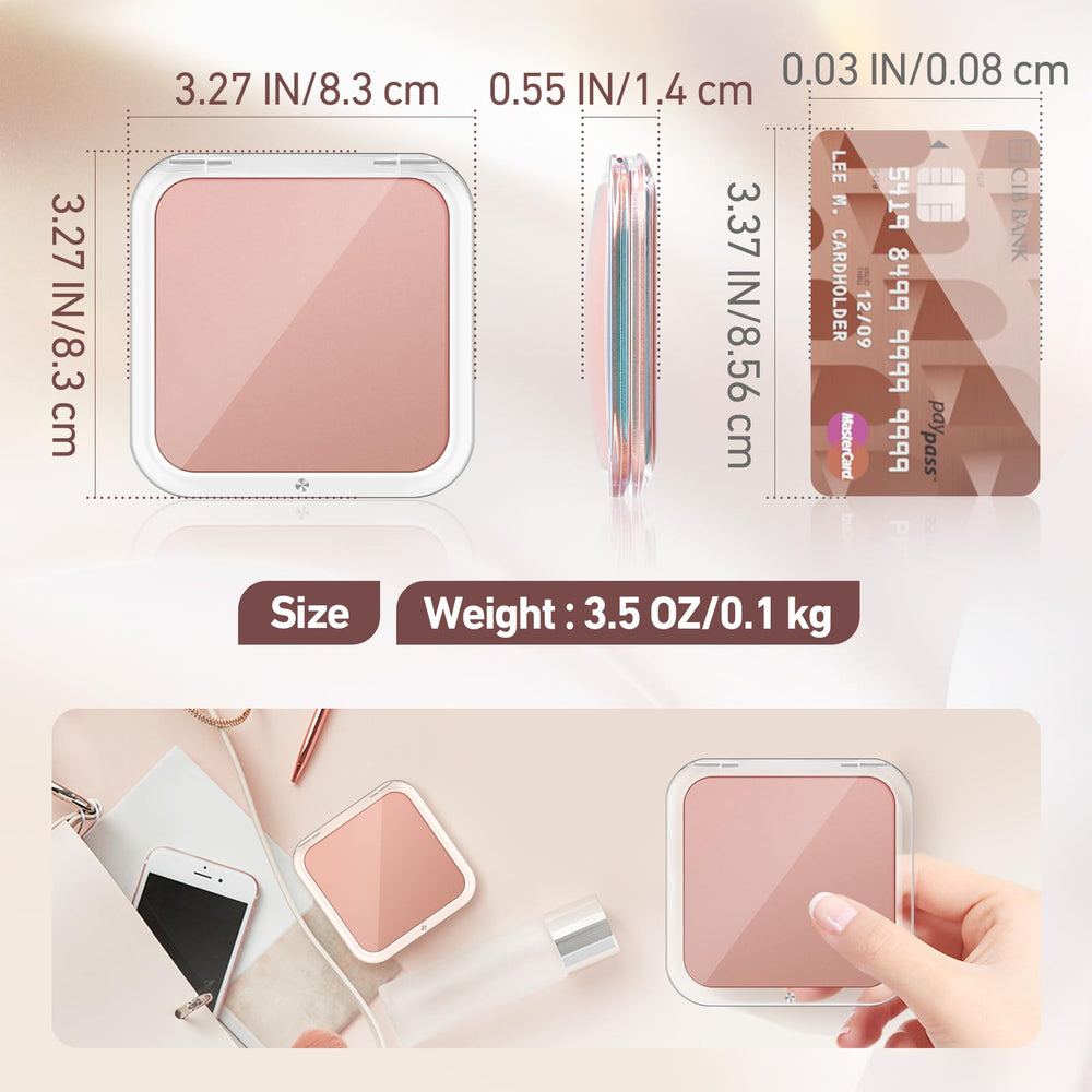 PIMPLEGO Miroir double-face 1x/30x, pratique pour retouches quotidiennes.