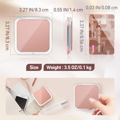 PIMPLEGO Miroir double-face 1x/30x, pratique pour retouches quotidiennes.