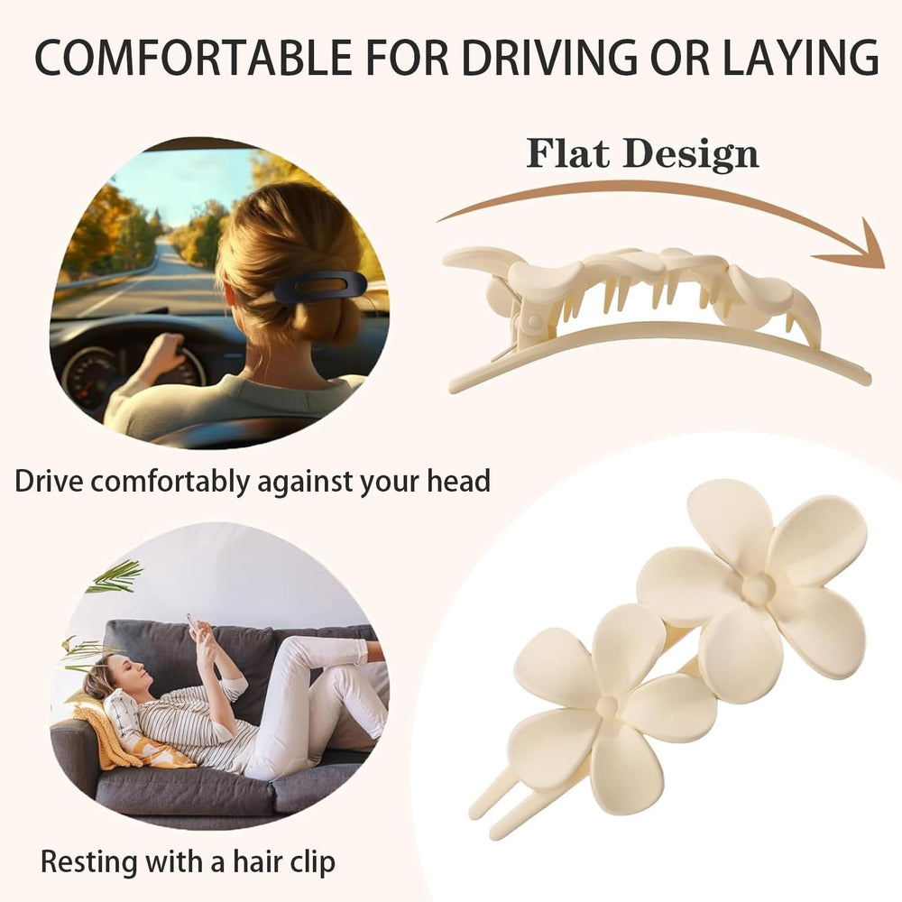 Pince plat clip bec-de-canard tortue : idéal pour conduire sans glisser.