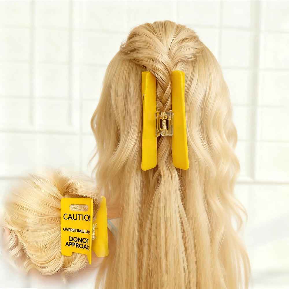 Pinces à cheveux polyvalentes pour demi-queue, chignon rapide et coiffures simples.