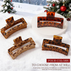 Emballage cadeau Saint-Valentin des pinces-griffes extra-large écaille tortue