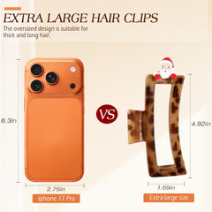 Utilisation sécurisée des pinces-griffes extra-large sur cheveux épais