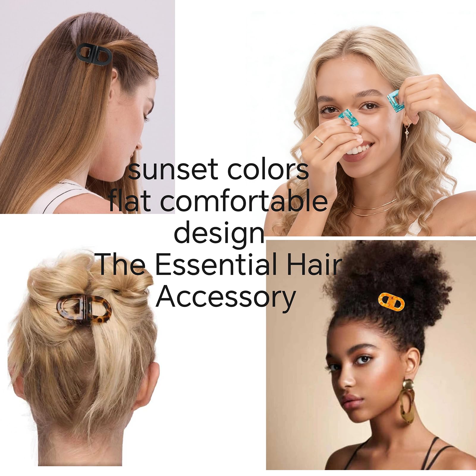 Pinces magnétiques cheveux compactes et portables, emportez-les partout.