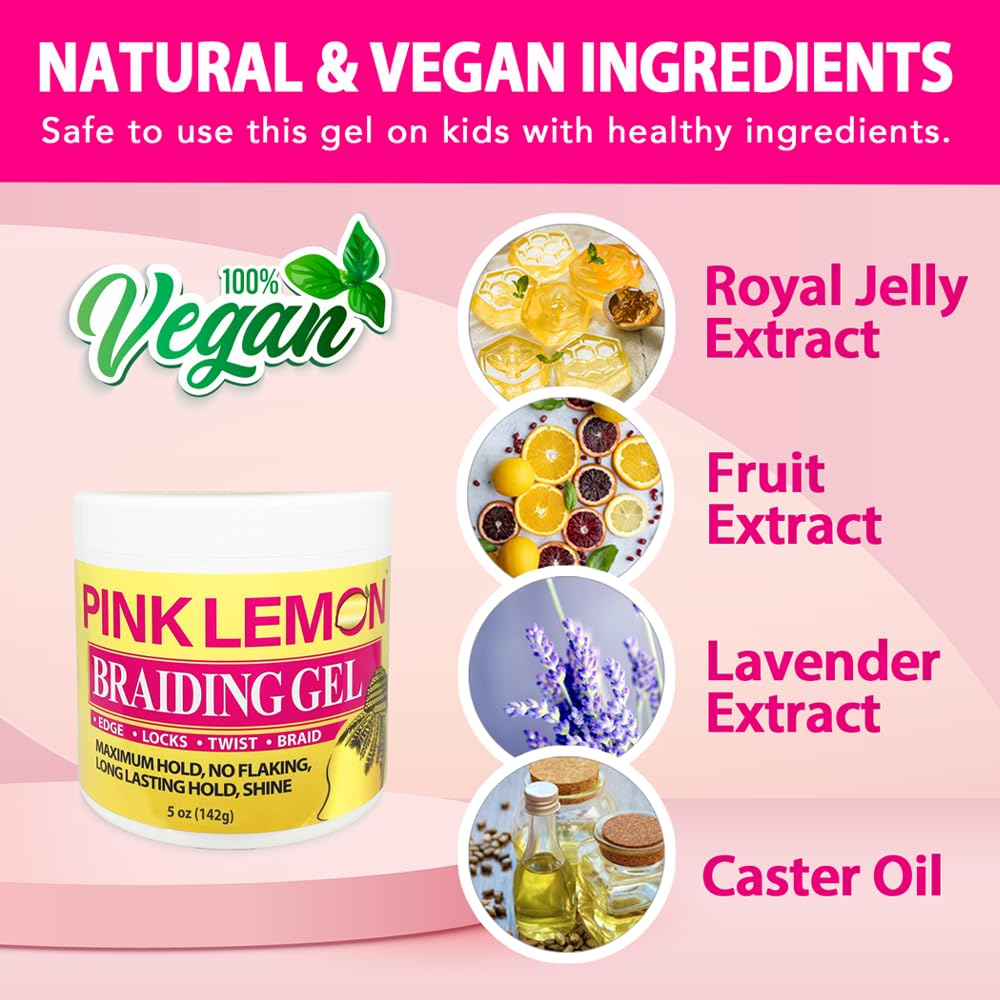 Fini à brillance élevée sur les coiffures avec Pink Lemon.