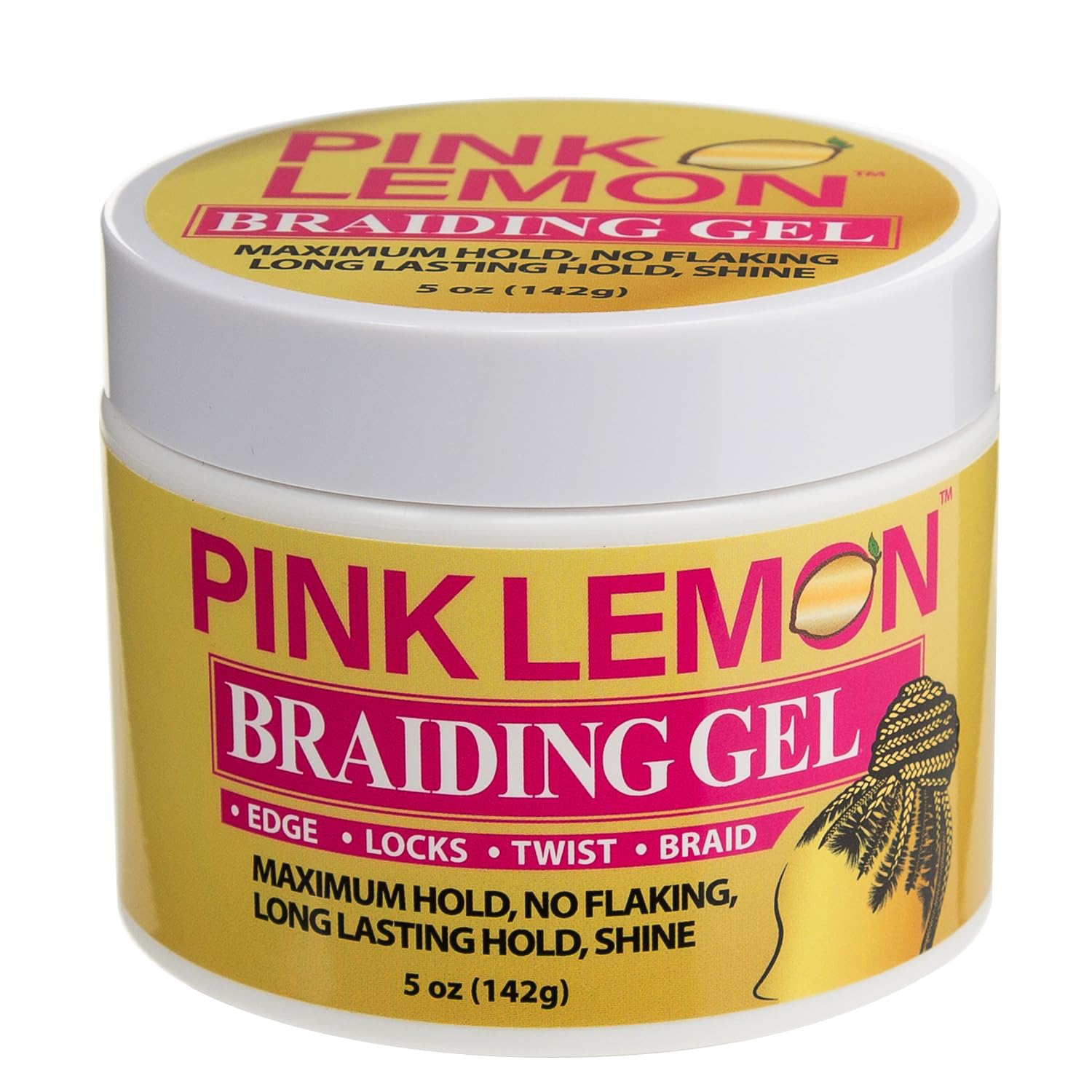 Sans blanchiment, Gel Pink Lemon pour une finition propre.