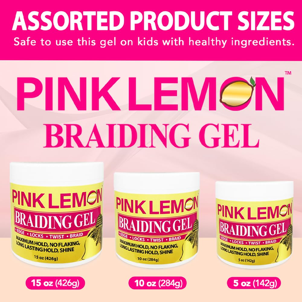 Sans pelliculage grâce au Gel de tressage Pink Lemon.