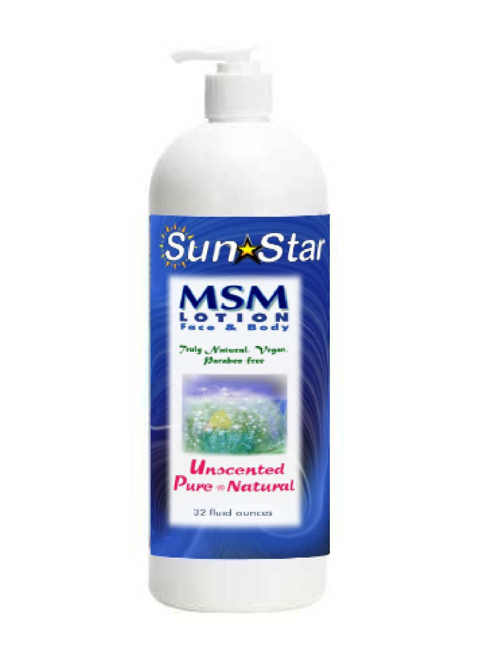 Lotion Pink Rhyme MSM dans une bouteille, hydratation quotidienne nourrissante.