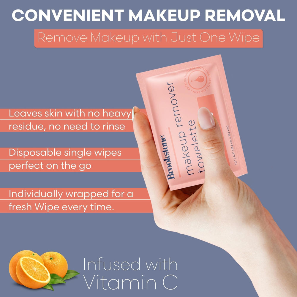 Lingettes Pink Sky Brookstone emballage individuel, hygiène pratique en voyage