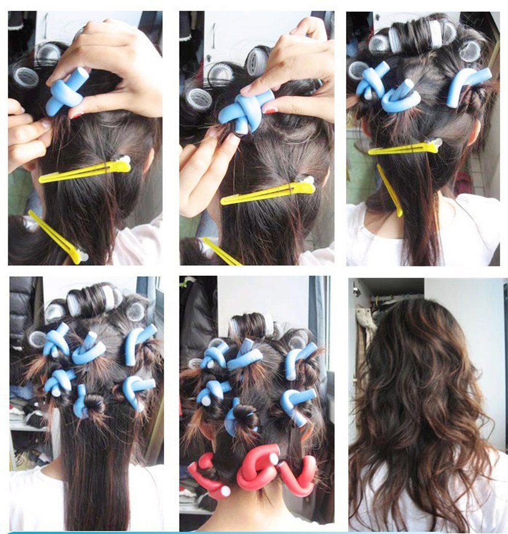 Utilisation nocturne Pinkiou: rouleaux qui tiennent toute la nuit.