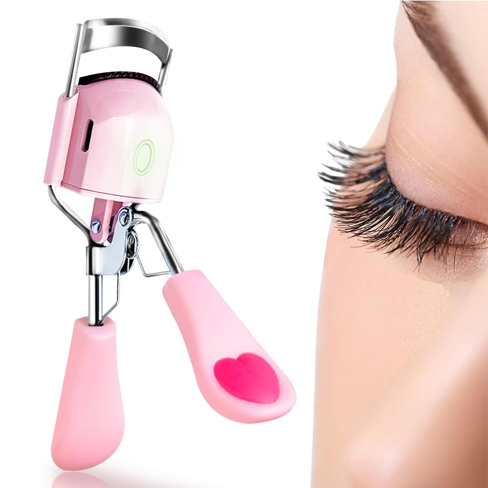 Pinkiou curleur cils thermique, design unique pour des boucles précises.