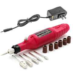Pinkiou foret électrique portable pour ongles, précision efficace sur ongles naturels et artificiels.