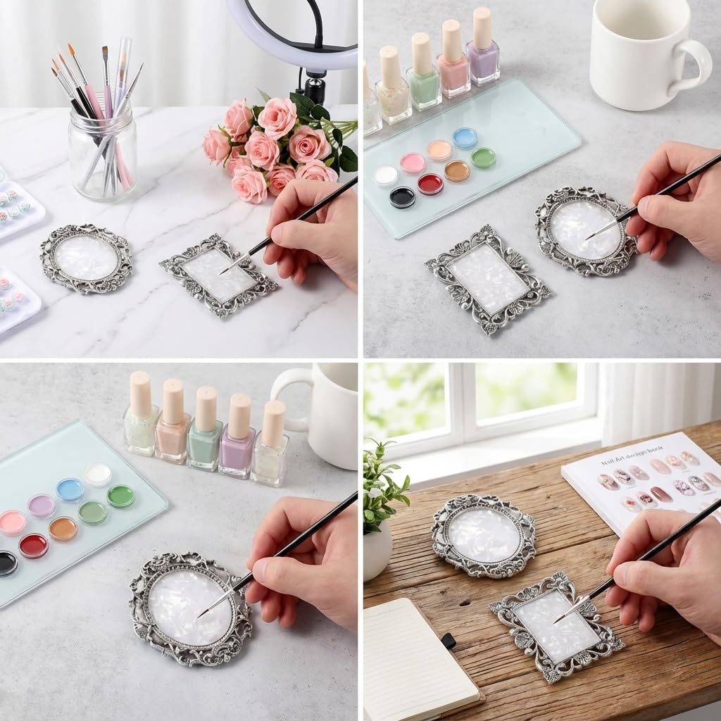 Accessoire Pinkoriart pour démonstrations d'art des ongles, pratique et élégant.