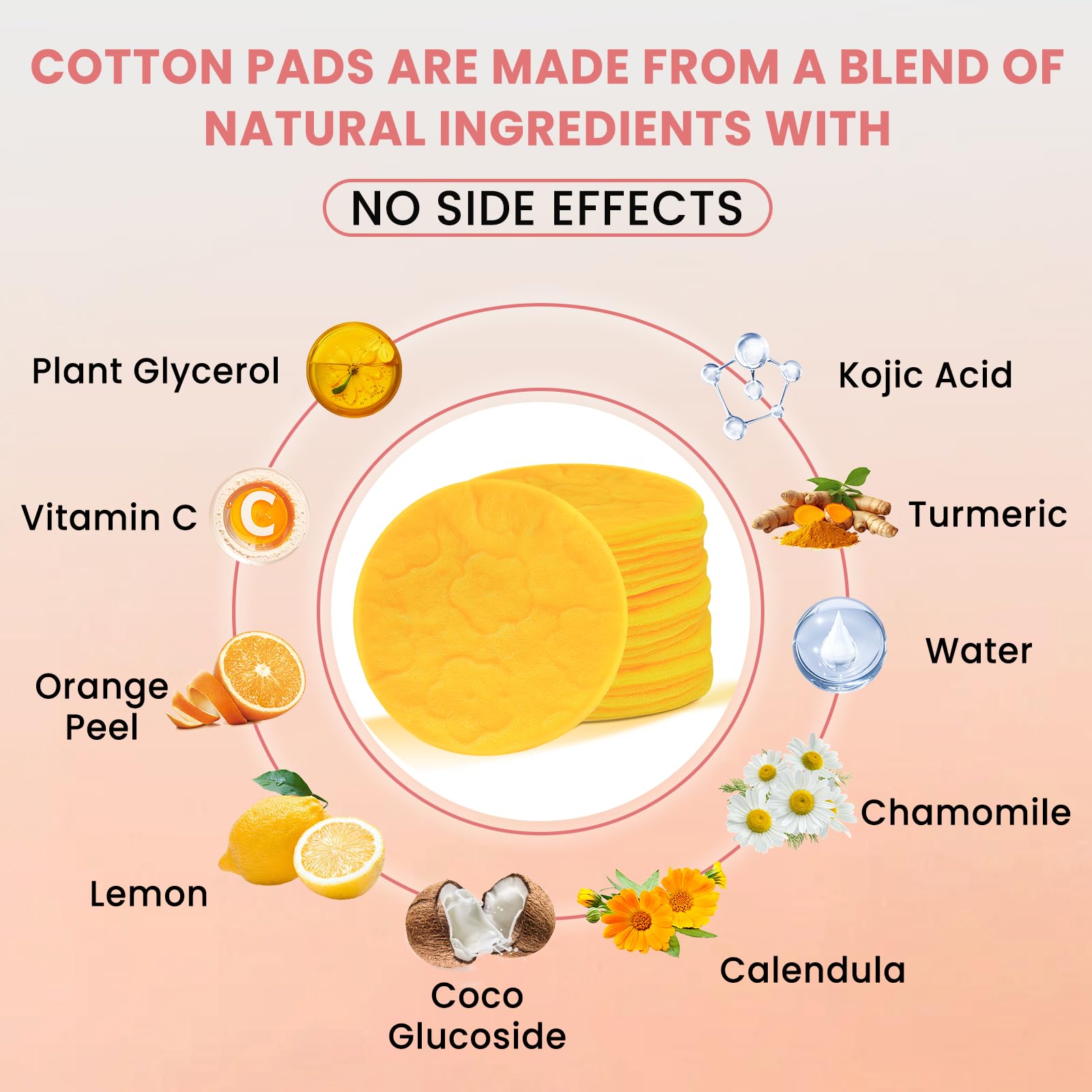 Tampon PIPIHUA curcuma acide kojique sérum riche pour hydratation équilibrée