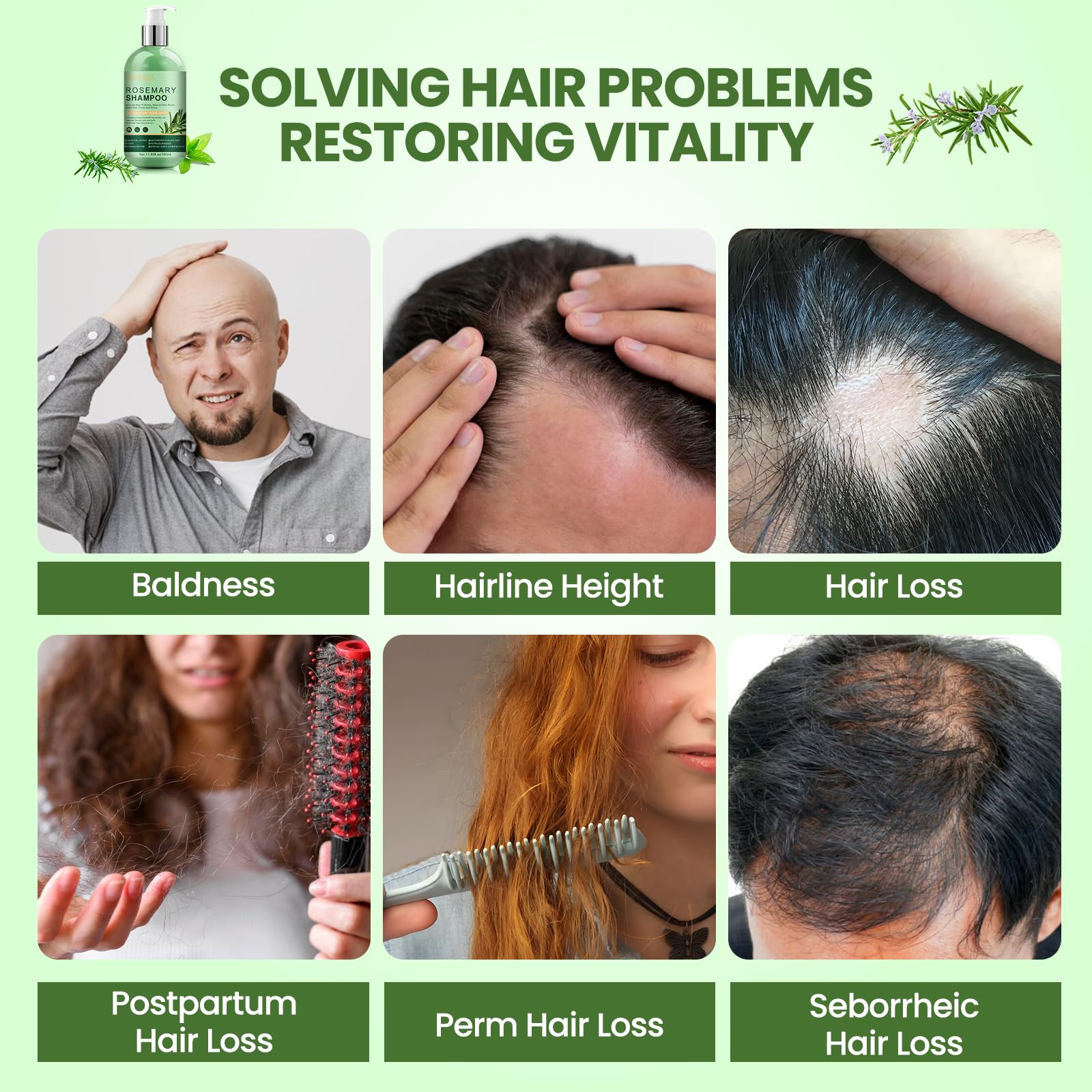 PIPIHUA Shampoing Biotine, emballage clair, soutien de la densité capillaire.