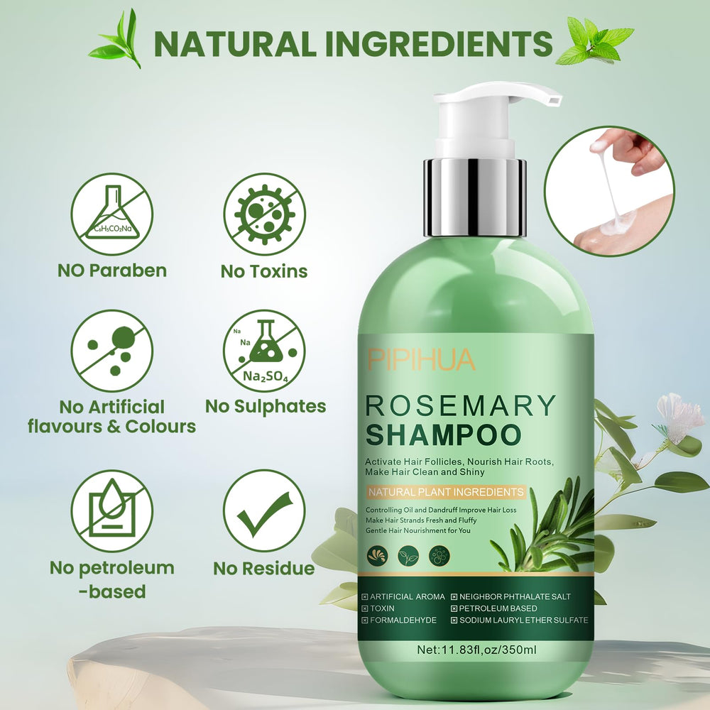 PIPIHUA Shampoing Démêlage Anti-Frisottis, cheveux plus faciles à coiffer.