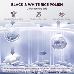 PIVETOS Face Exfoliant gommage riz: clarifie les pores avec douceur.