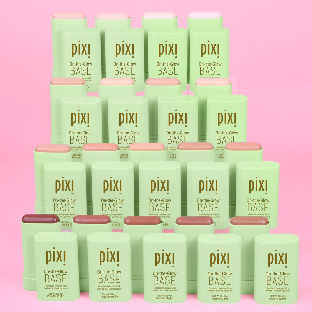 Pixi Base Éclat Stick, baies antioxydantes pour une radiance saine.