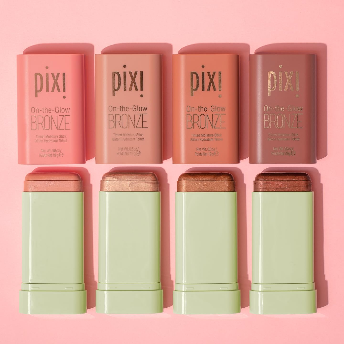 Pixi Bronze Éclatant – ginseng revitalisant intégré dans la formule.