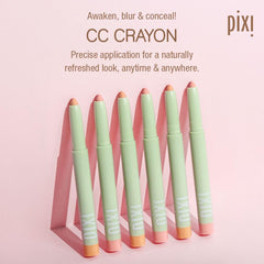 Pixi CC Crayon application précise pour une correction discrète et naturelle.