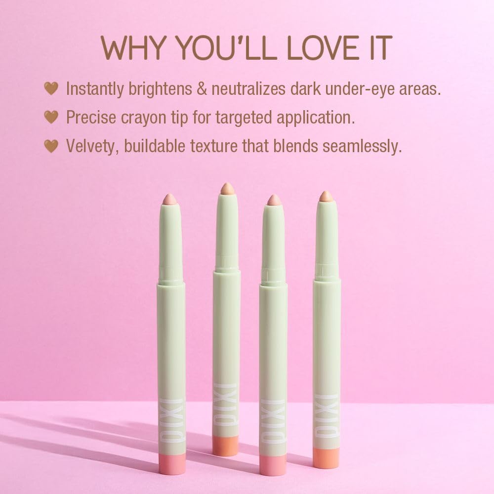 Texture veloutée du Pixi CC Crayon Bye Undereye facilitant l’application.