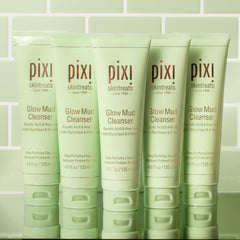 Pixi Glow Mud Cleanser : peau humide et douce après rinçage.