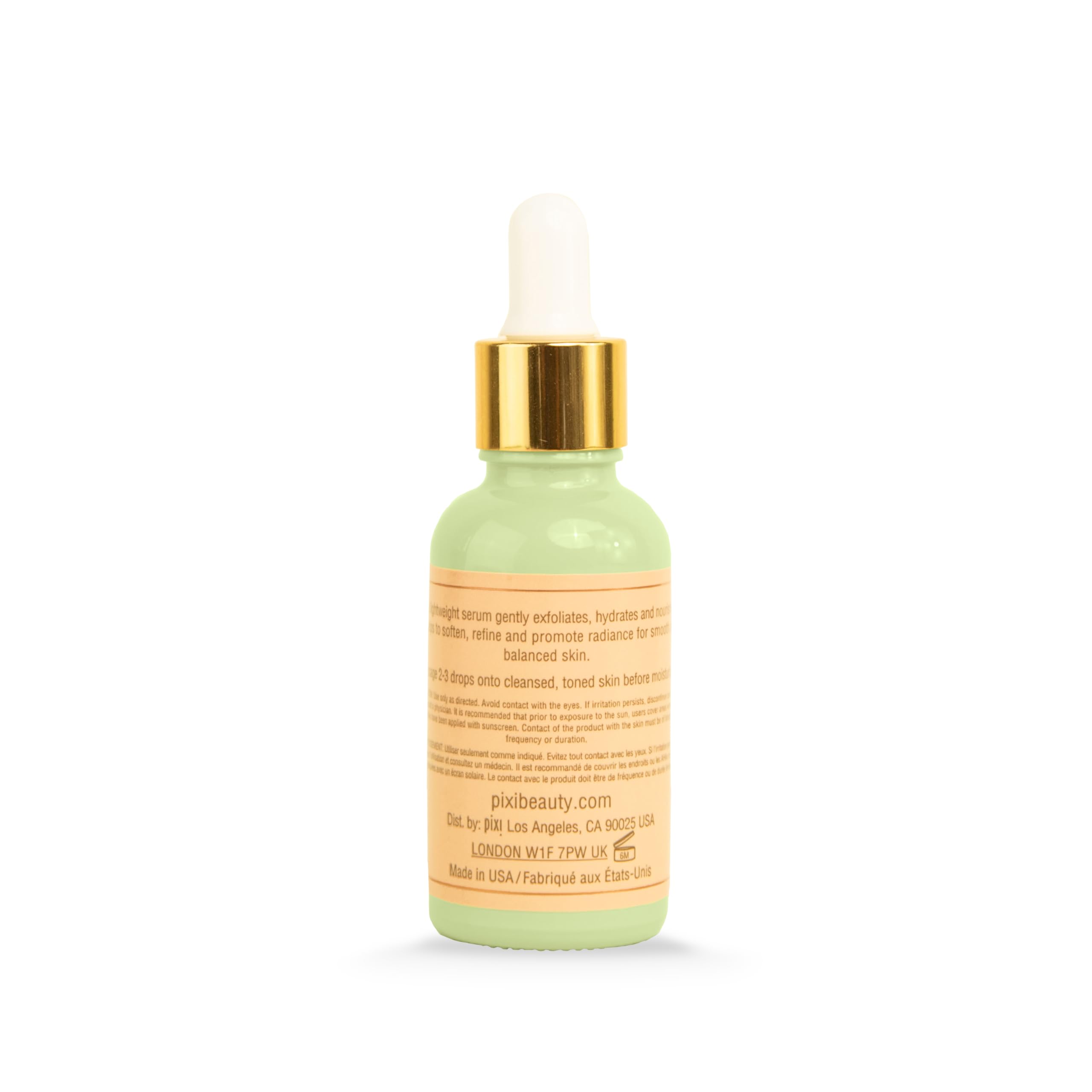 Pixi Glow Tonic Serum, usage quotidien matin ou soir pour un soin rapide.